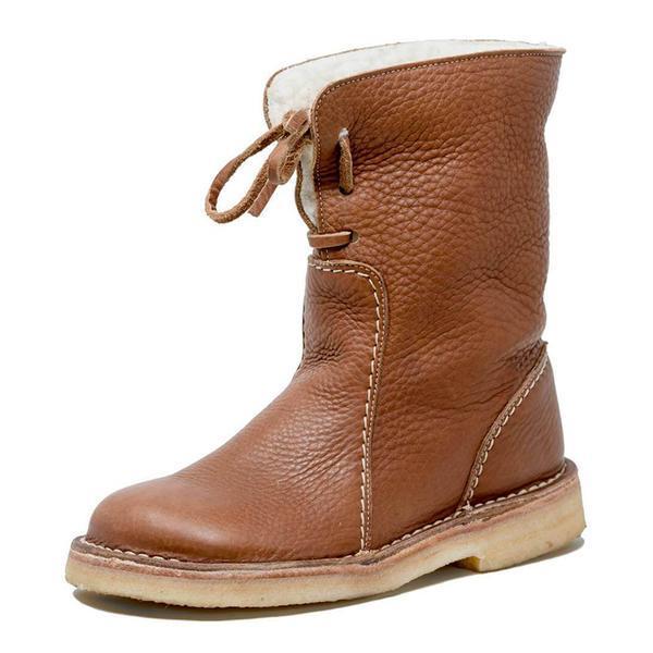 Foldable and comfortable warm snow boots