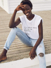 Soft And Comfy Be Kind Roll Tee