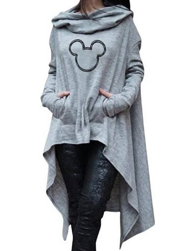 Mickey Mouse Loose Irregularity Cloak Gown TOP