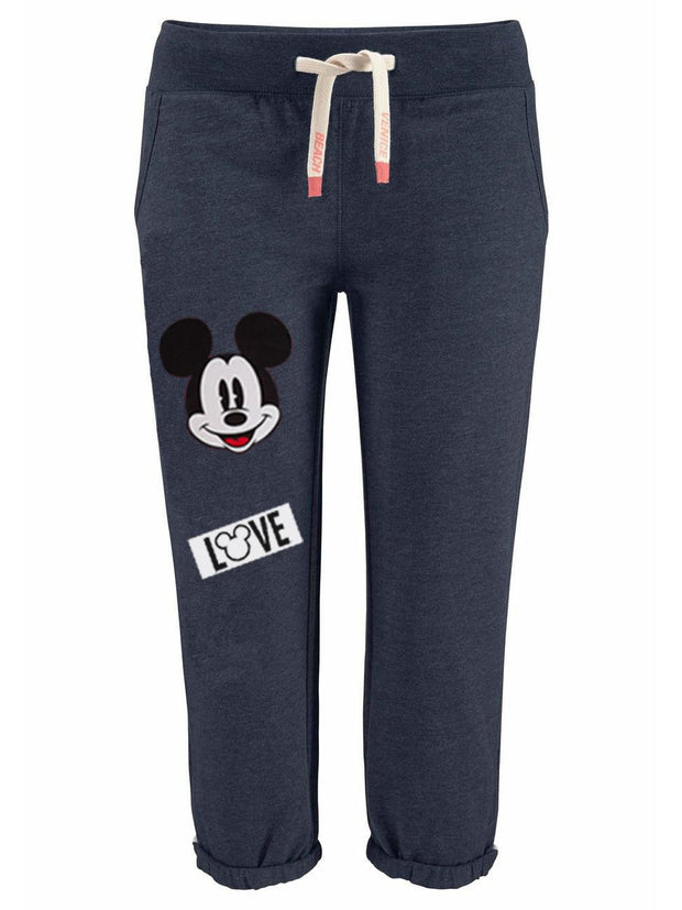 Mickey Mouse Casual Aport Cropped Pants