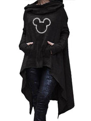 Mickey Mouse Loose Irregularity Cloak Gown TOP