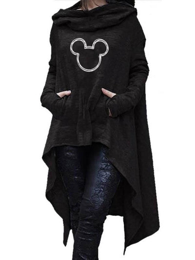 Mickey Mouse Loose Irregularity Cloak Gown TOP