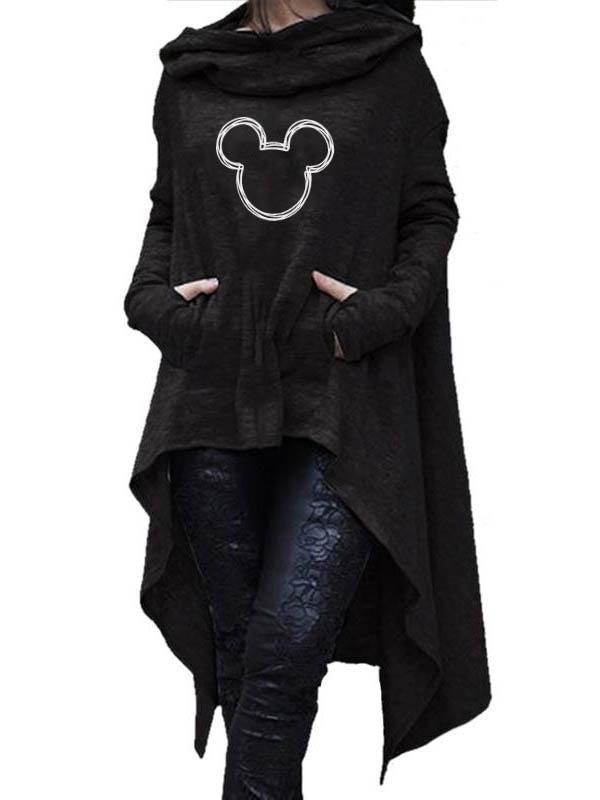 Mickey Mouse Loose Irregularity Cloak Gown TOP