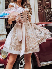 Girly Style Lace Dress