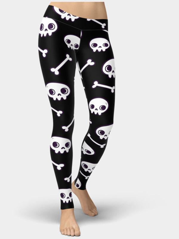 Cute Skulls And Bones Leggings