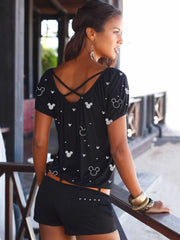 Mickey Mouse Fashion Short-Sleeved T-shirt