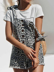 Leopard Print Overalls