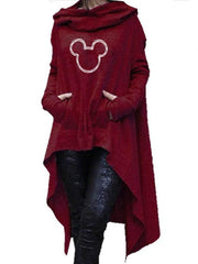Mickey Mouse Loose Irregularity Cloak Gown TOP