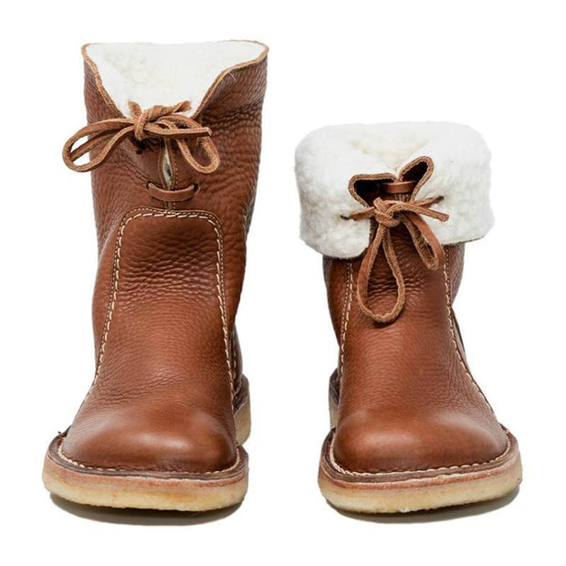 Foldable and comfortable warm snow boots