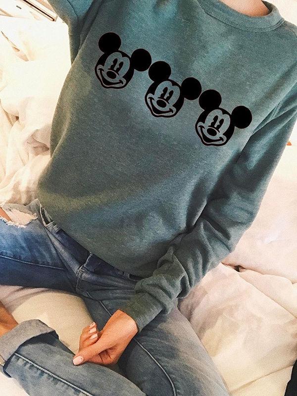 Mickey Mouse Long Sleeve Sweatshirts