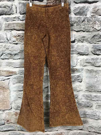 Mustard Bell-Bottomed Pants