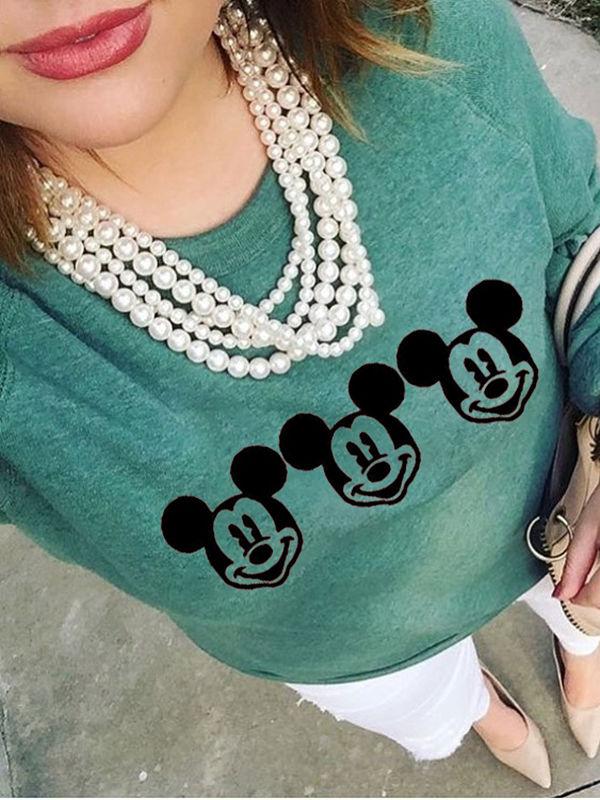 Mickey Mouse Long Sleeve Sweatshirts
