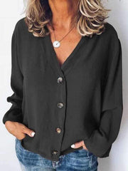 wiccous.com Plus Size Tops Black / L Plus size chiffon shirt cardigan