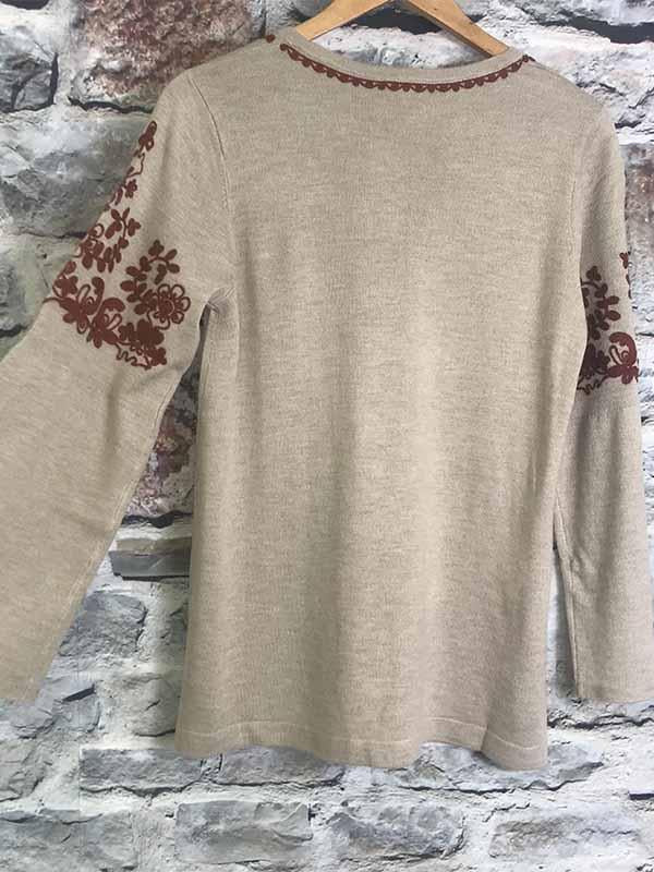 Tassel Drawstrings Pullover Sweater