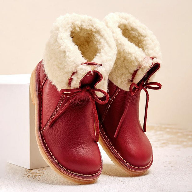 Foldable and comfortable warm snow boots