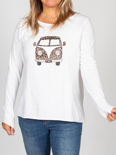 Leopard Car Pattern T-Shirt