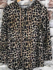 Leopard Print Hoodie
