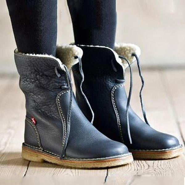 Foldable and comfortable warm snow boots