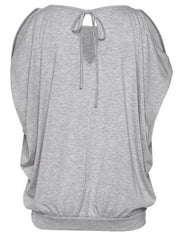 Mickey Mouse Hollow Out Bat Sleeve T-shirt