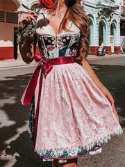 Ethnic Style Lace Dress