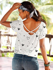 Mickey Mouse Fashion Short-Sleeved T-shirt