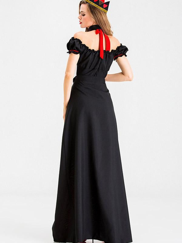 Lady Red Heart Queen Halloween Uniform Costume