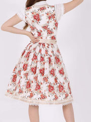 Girly Cute Print Dress