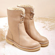 Foldable and comfortable warm snow boots