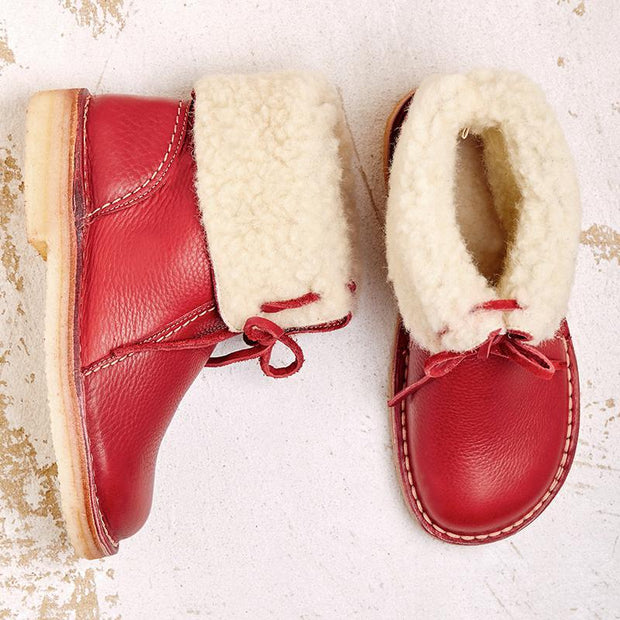 Foldable and comfortable warm snow boots