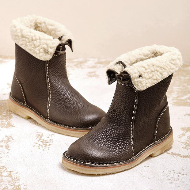 Foldable and comfortable warm snow boots