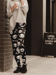 Cute Skulls And Bones Leggings