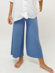 Plain Loose Culottes Pants