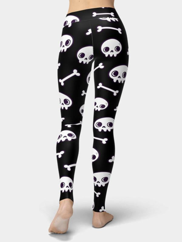Cute Skulls And Bones Leggings