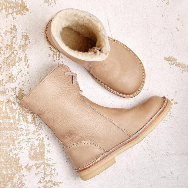 Foldable and comfortable warm snow boots